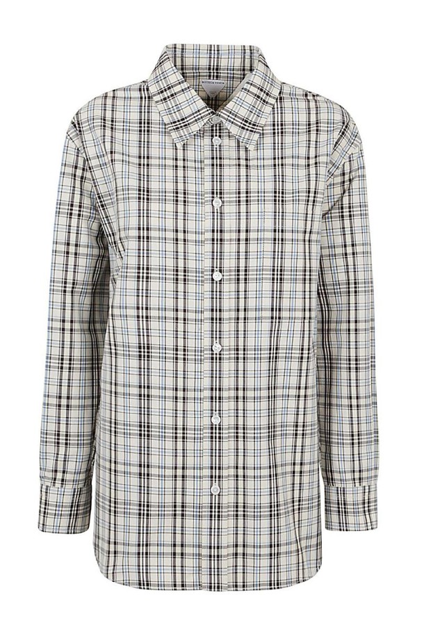 Bottega Veneta - 셔츠 - 보테가 베네타 여성 셔츠 블라우스 CHECKED COTTON SHIRT NB30