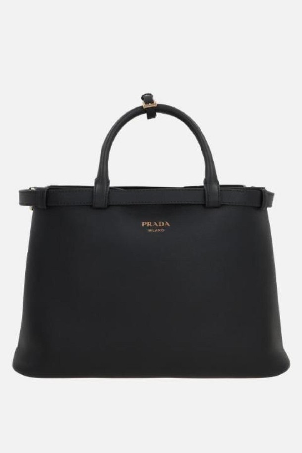 PRADA - 숄더백 - 프라다 여성 숄더백 Prada Buckle medium grainy leather handbag NB26