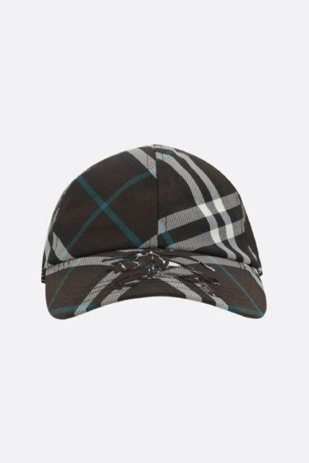 BURBERRY - 모자 - 버버리 남성 모자 Check twill baseball cap NB26