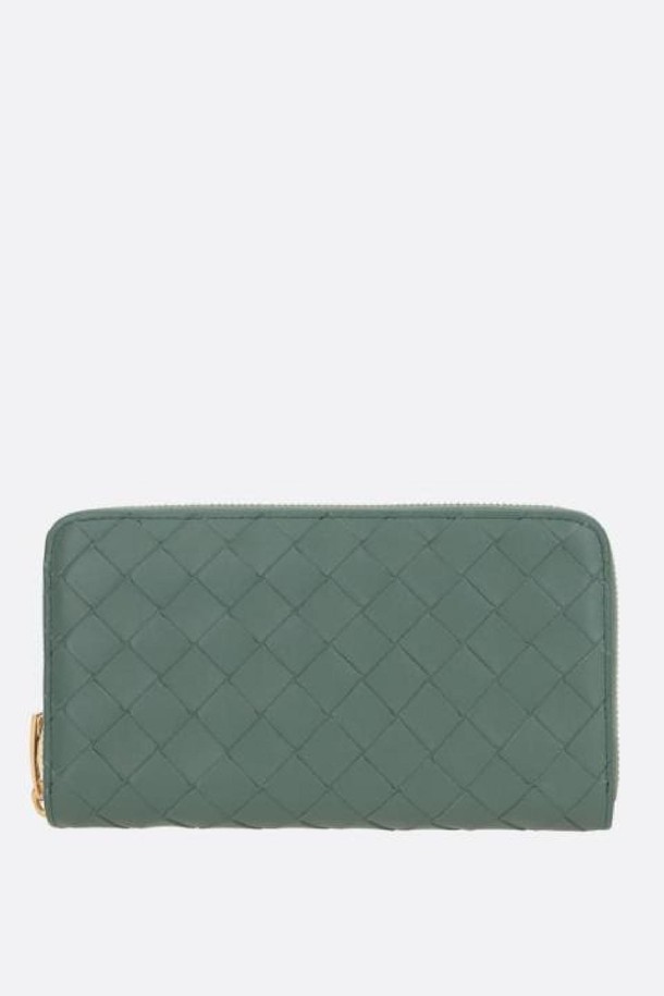 Bottega Veneta - 반지갑 - 보테가 베네타 여성 지갑 Intrecciato nappa zip around wallet NB26