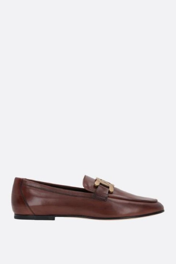 TOD'S - 코트 - 토즈 여성 로퍼 Kate brushed leather loafers NB26