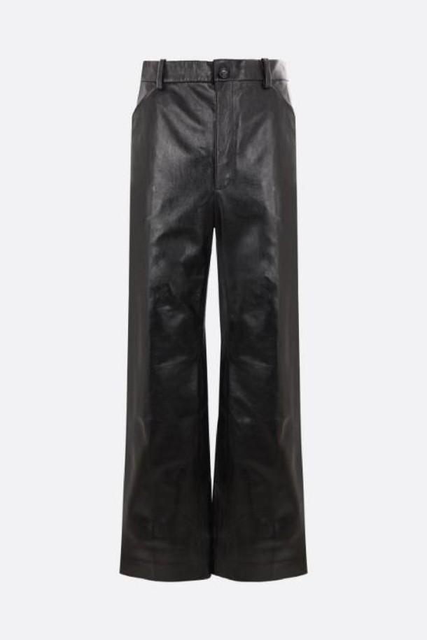 BALLY - 슬랙스/수트팬츠 - 발리 남성 바지 straight leg leather trousers NB26