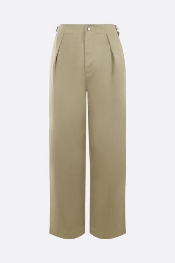 BURBERRY - 롱/미디팬츠 - 버버리 여성 바지 cotton wide leg pants NB26