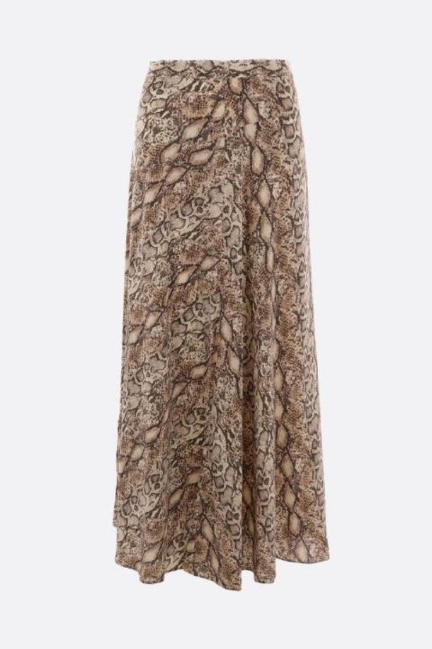 ISABEL MARANT - 미디스커트 - 이자벨마랑 여성 스커트 Sakura stretch silk asymmetric skirt NB26