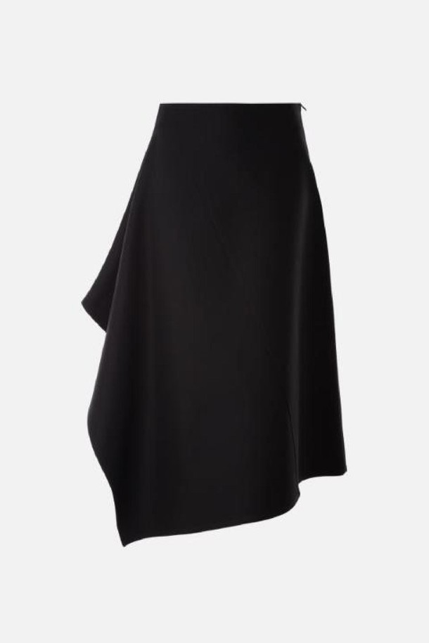 Bottega Veneta - 미디스커트 - 보테가 베네타 여성 스커트 double canvas asymmetric skirt NB26