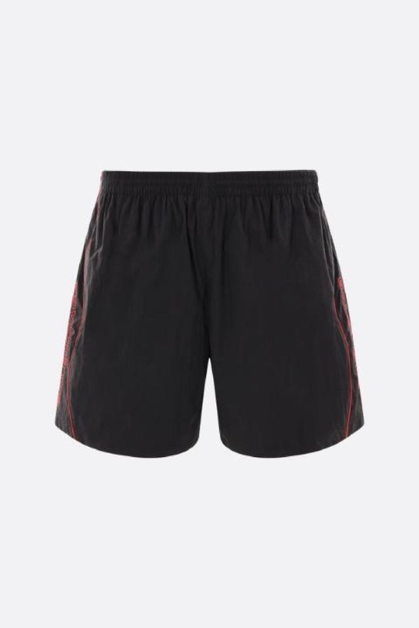 BALENCIAGA - 하프팬츠 - 발렌시아가 남성 반바지 logo embroidered nylon track shorts NB26