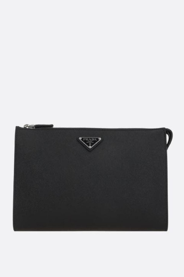 PRADA - 클러치/파우치 - 프라다 남성 클러치백 Saffiano leather clutch NB26