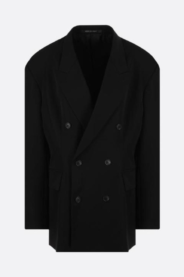 BALENCIAGA - 자켓 - 발렌시아가 여성 자켓 Cinched double breasted wool jacket NB26