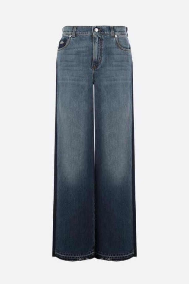 Alexander McQueen - 데님 - 알렉산더 맥퀸 여성 청바지 denim wide leg jeans NB26