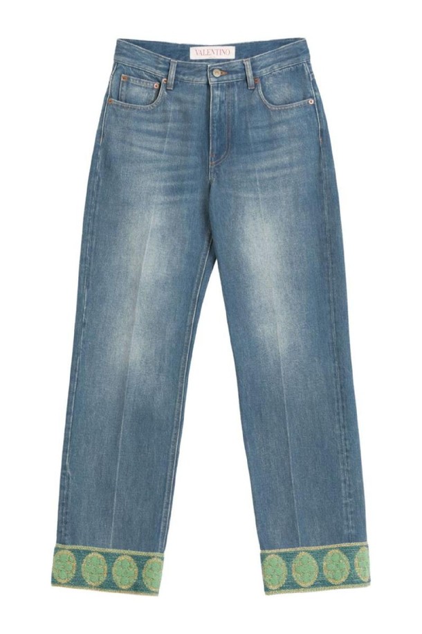 VALENTINO - 데님 - 발렌티노 여성 청바지 STRAIGHT LEG DENIM JEANS NB30