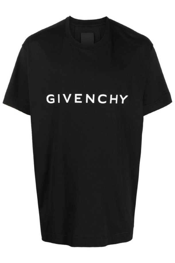 GIVENCHY - 반팔티셔츠 - 지방시 남성 티셔츠 GIVENCHY ARCHETYPE COTTON OVERSIZED T SHIRT NB30