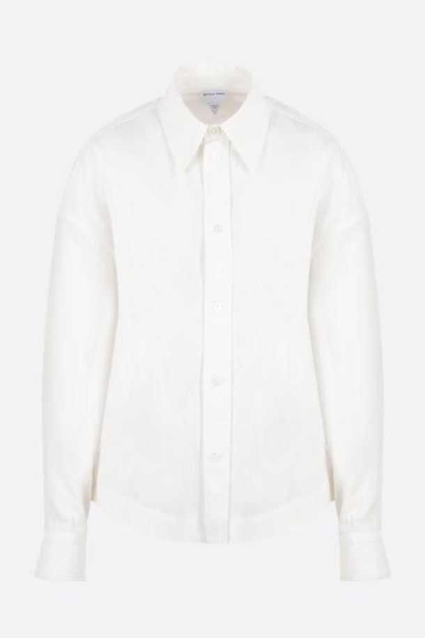 Bottega Veneta - 셔츠 - 보테가 베네타 여성 셔츠 compact cotton shirt with balloon effect NB26