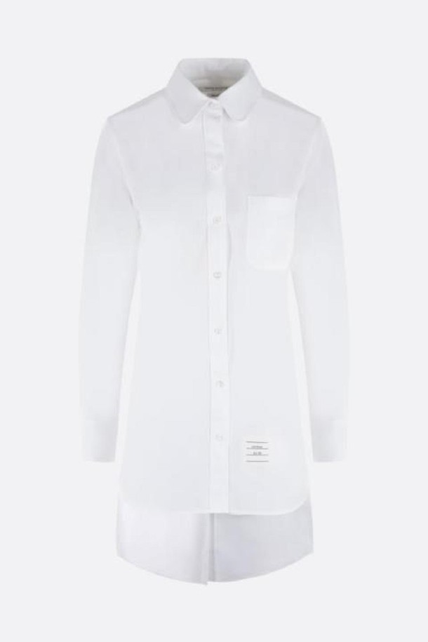 THOM BROWNE - 셔츠 - 톰브라운 여성 셔츠 poplin oversized shirt with slits NB26