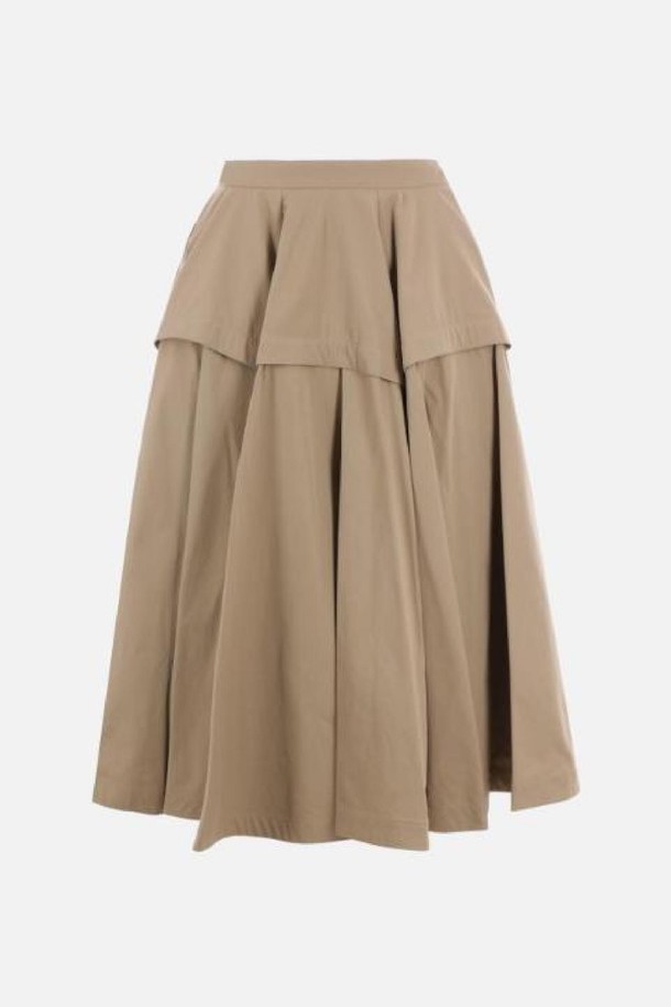 Bottega Veneta - 미디스커트 - 보테가 베네타 여성 스커트 poplin round skirt NB26