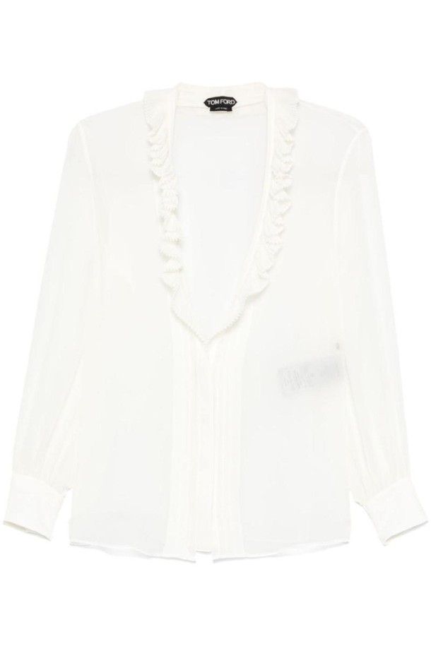 TOM FORD - 셔츠 - 톰포드 여성 셔츠 블라우스 SILK GEORGETTE SHIRT NB30