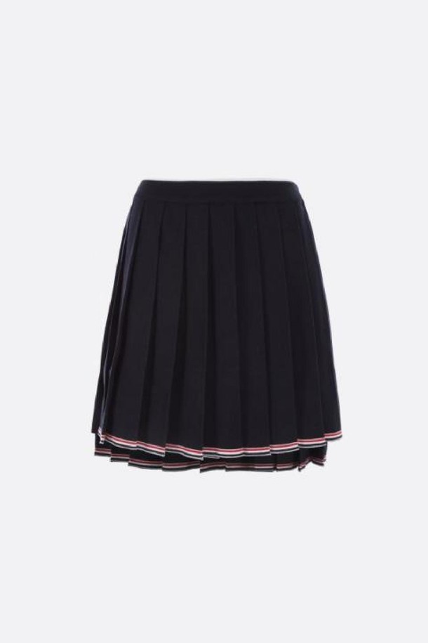 THOM BROWNE - 미디스커트 - 톰브라운 여성 스커트 pleated knit skirt NB26