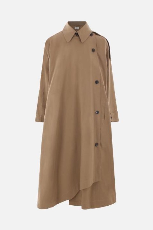 The Row - 코트 - 더로우 여성 트렌치코트 Aralia cotton asymmetric trench coat NB26