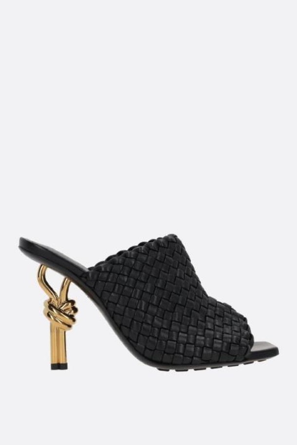 Bottega Veneta - 샌들 - 보테가 베네타 여성 샌들 Knot mule sandals in Intrecciato nappa NB26