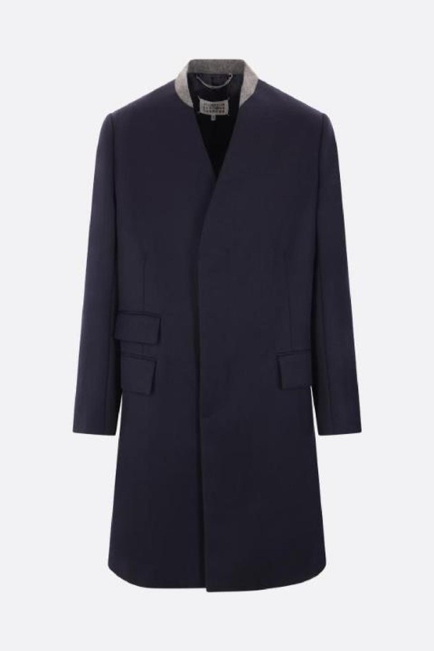 Maison Margiela - 코트 - 메종마르지엘라 남성 코트 single breasted cavalry wool coat NB26