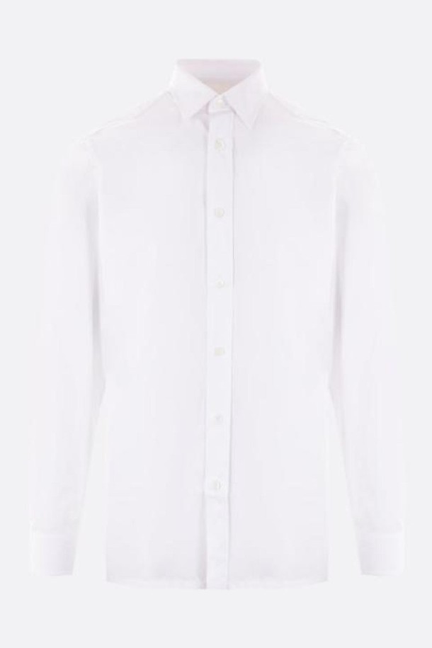 GIVENCHY - 긴팔셔츠 - 지방시 남성 셔츠 poplin shirt with 4G logo embroidery NB26