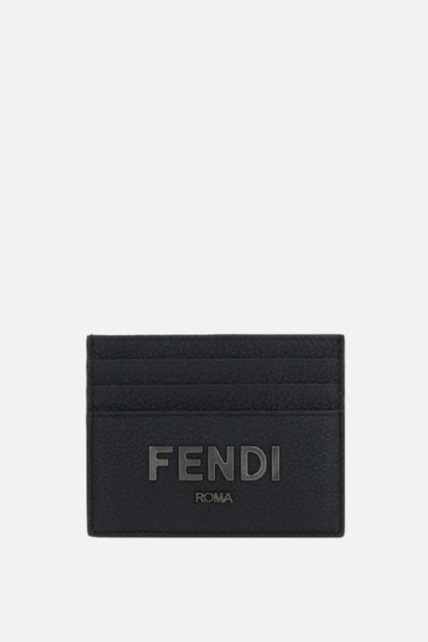 FENDI - 지갑 - 펜디 남성 카드지갑 Signature grainy leather card case NB26