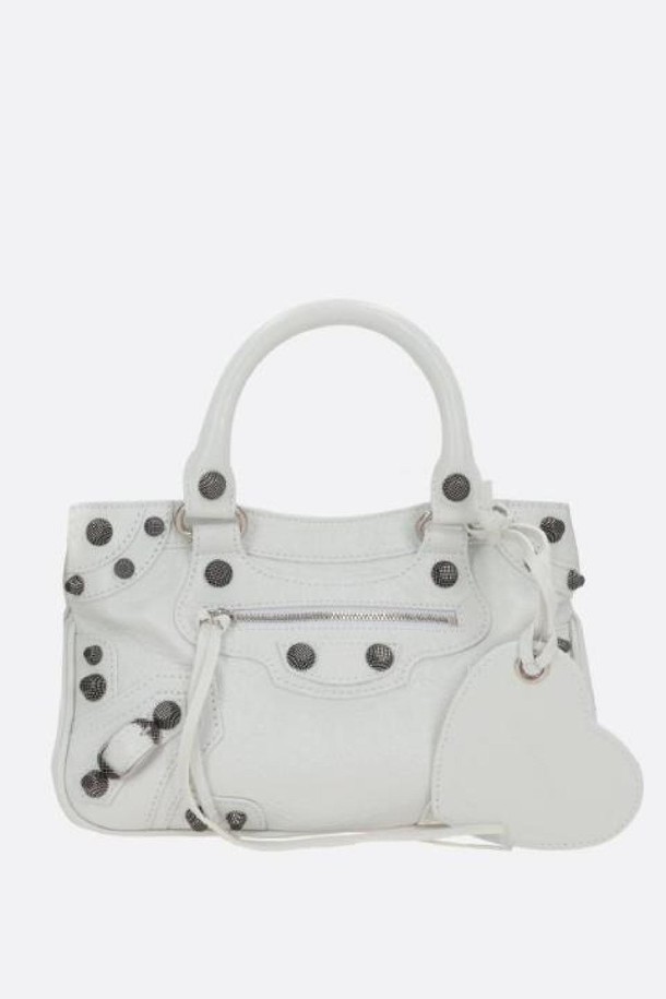 BALENCIAGA - 토트백 - 발렌시아가 여성 토트백 Neo Cagole small crocodile embossed leather tote bag NB26