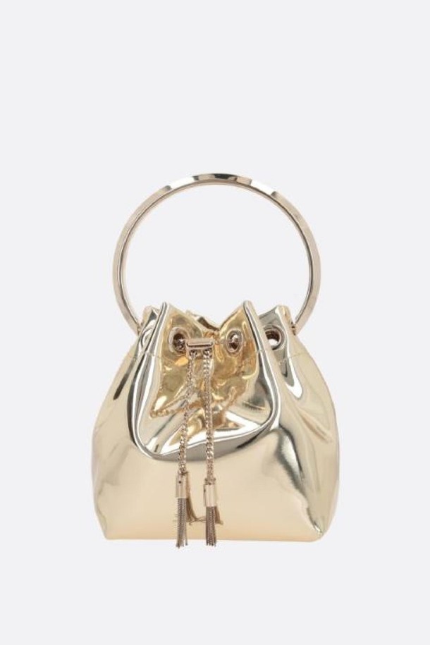 JIMMY CHOO - 숄더백 - 지미추 여성 숄더백 Bon Bon laminated faux leather bucket bag NB26