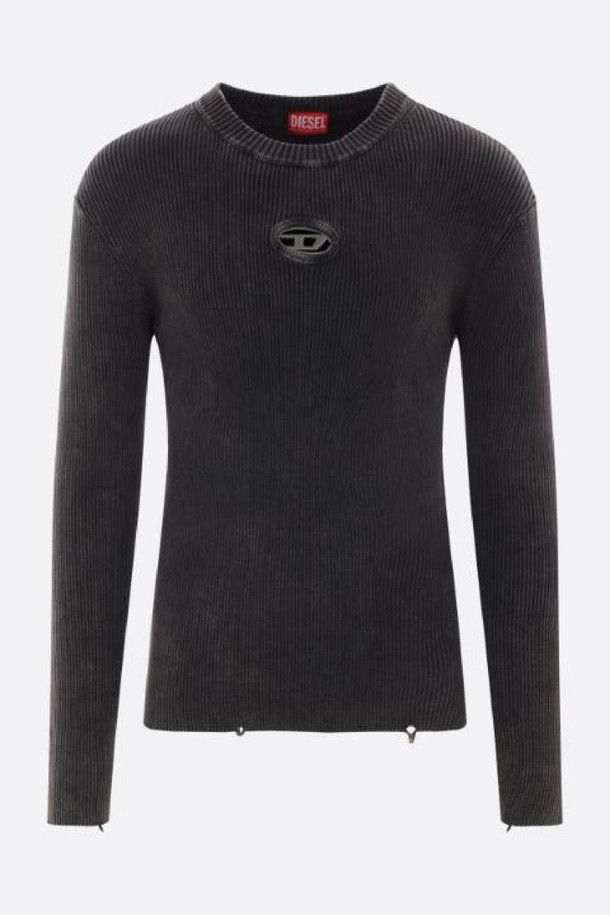 DIESEL - 스웨터 - 디젤 남성 니트 스웨터 K Darin D ribbed cotton sweater NB26