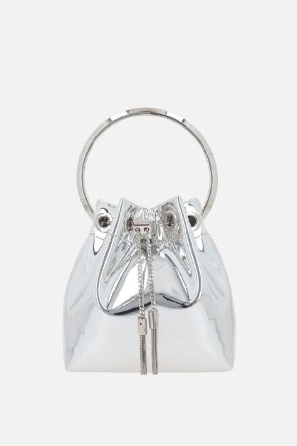 JIMMY CHOO - 숄더백 - 지미추 여성 숄더백 Bon Bon laminated faux leather bucket bag NB26