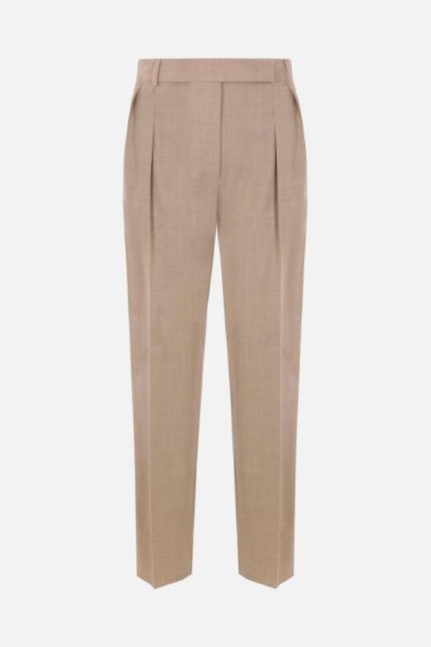 MAX MARA - 롱/미디팬츠 - 막스마라 여성 바지 Finale stretch wool trousers NB26