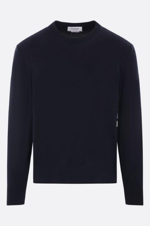 THOM BROWNE - 스웨터 - 톰브라운 남성 니트 스웨터 4 bar cotton sweater NB26