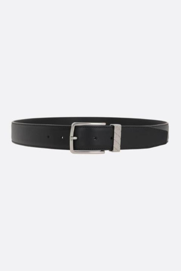 Bottega Veneta - 벨트 - 보테가 베네타 남성 벨트 Intreccio Loop belt in smooth leather NB26