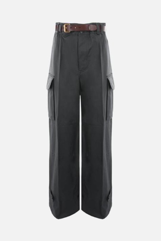 SAINT LAURENT - 롱/미디팬츠 - 생로랑 여성 바지 Cassandre twill cargo pants NB26