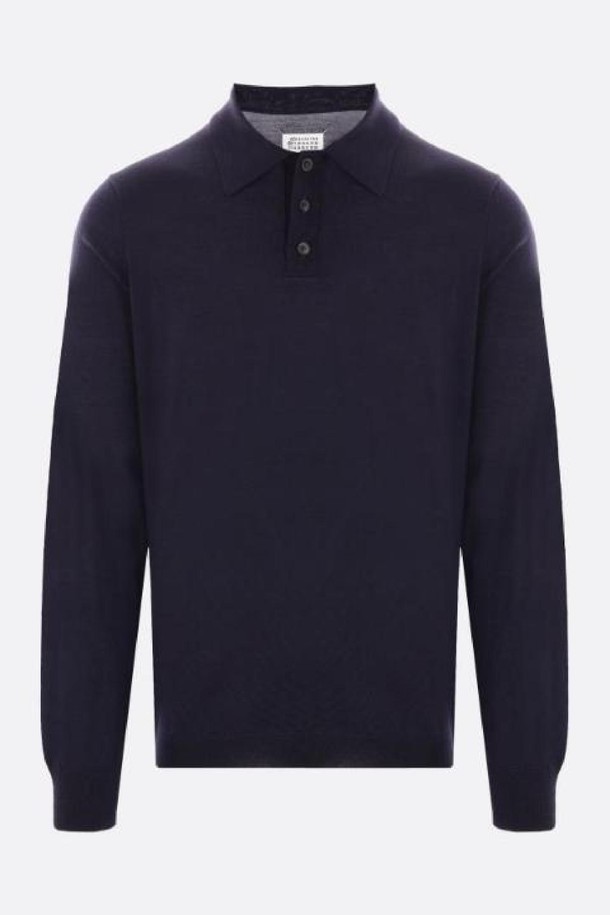 Maison Margiela - 스웨터 - 메종마르지엘라 남성 니트 스웨터 wool polo sweater NB26