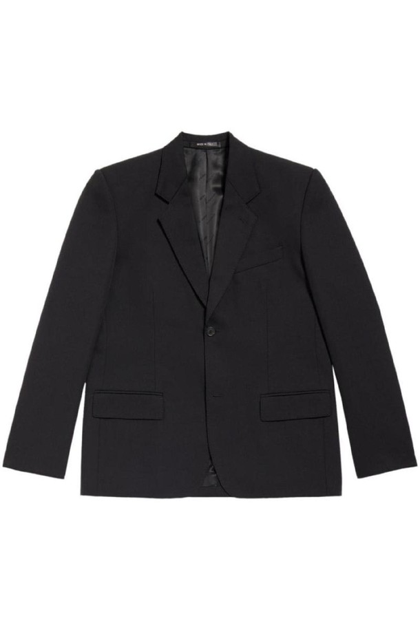 BALENCIAGA - 블루종/점퍼 - 발렌시아가 남성 자켓 WOOL SINGLE BREASTED BLAZER JACKET NB30