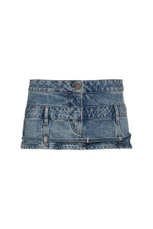 쟈크뮈스 여성 스커트 La Mini de Nimes Criollo denim skirt NB01