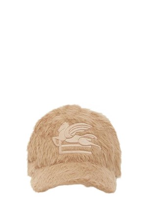 에트로 여성 모자 Logo faux fur baseball cap NB01