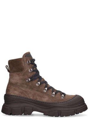 브루넬로 쿠치넬리 여성 부츠 30mm Suede hiking boots NB01