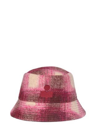 이자벨마랑 여성 버킷햇 Haley checked wool blend bucket hat NB01