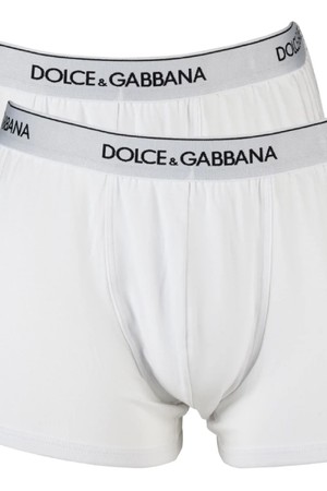 돌체앤가바나 남성 속옷 Dolce   Gabbana Bi Pack Stretch Cotton Boxer NB25