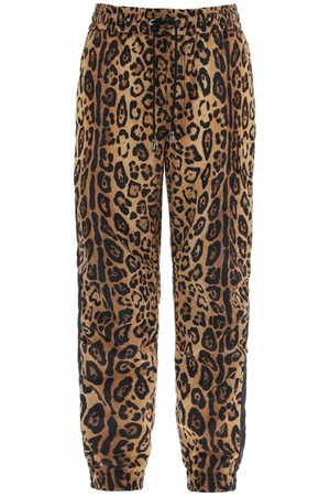 돌체앤가바나 남성 스웨트팬츠 leopard print nylon jogger pants for NB02