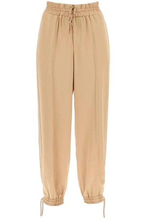 질샌더 여성 스웨트팬츠 satin drawstring pants NB02