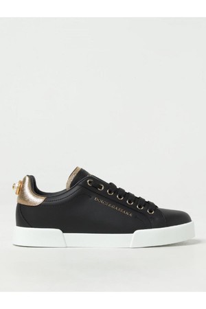 돌체앤가바나 여성 스니커즈 Dolce   gabbana portofino sneakers in leather NB03