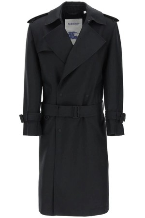 버버리 여성 트렌치코트 double breasted silk twill trench coat NB02