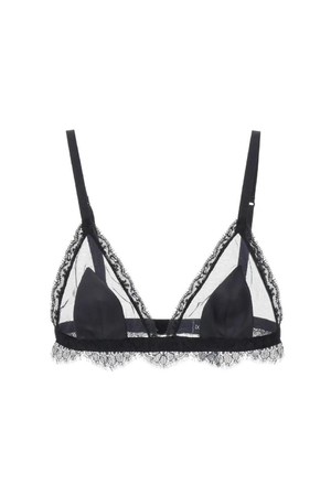 돌체앤가바나 여성 속옷 triangle satin and lace bra NB02