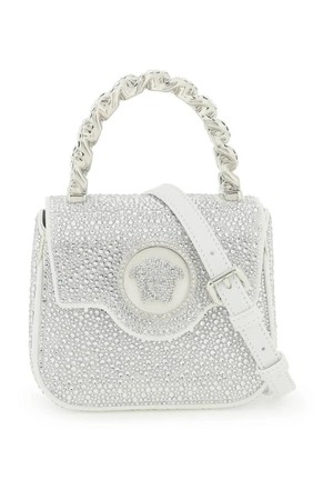 베르사체 여성 핸드백 la medusa handbag with crystals NB02