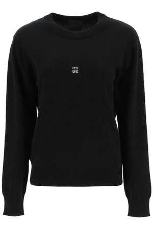 지방시 여성 스웨터 4g wool and cashmere sweater with back logo NB02