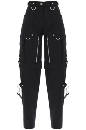 지방시 여성 바지 convertible cargo pants with suspenders NB02