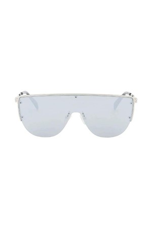 알렉산더 맥퀸 여성 선글라스 sunglasses with mirrored lenses and mask style frame NB02