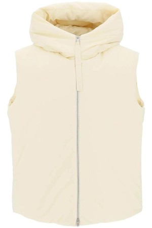 질샌더 남성 자켓 oversized hooded down vest NB02